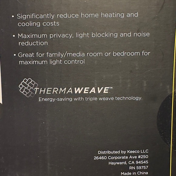 Eclipse Gray Blackout Curtains 63” - Picture 2 of 4